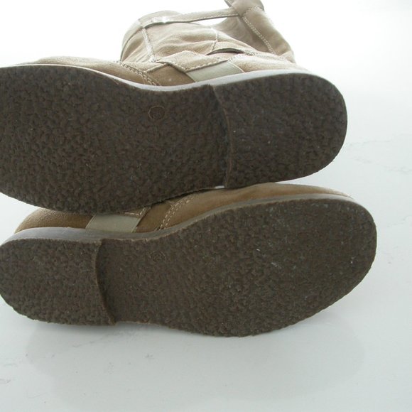 Tan Soft Suede Boots - Picture 6 of 7